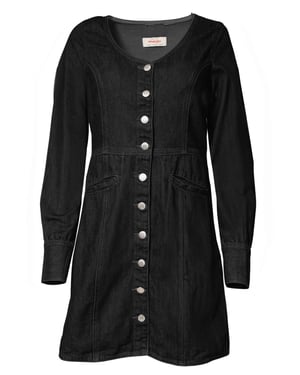 Long Sleeve Denim Mini Dress