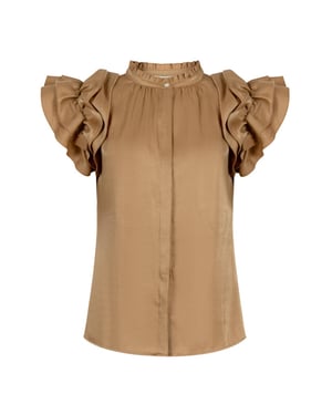 Aaiko Blouse zonder mouw gezana vis 355