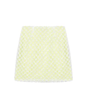 Refined Department R2603266954 ladies knitted short sequin skirt yael