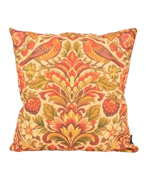 NOVÉE Heritage bloom rood | 45 x 45 cm | kussenhoes | katoen/linnen