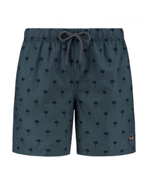 Shiwi 1431110222 scratched palm 720 smokey green swim short