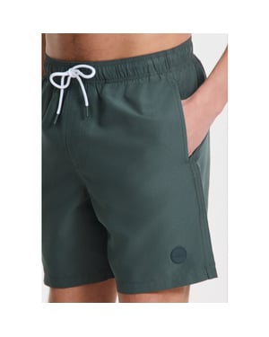 Shiwi 1525107100 mike solid 7036 green smokey swim short