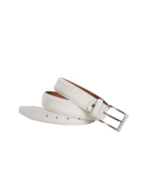Officine Napoli 2035 camoscio bianco heren riemen