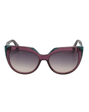 Vrouwen Cat Eye Zonnebril in Acetaat LJ783S
