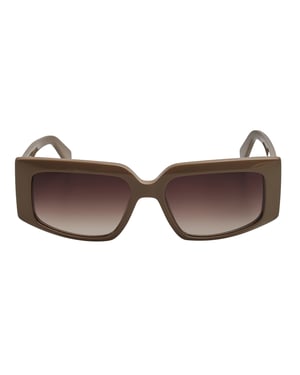Vrouwen Rechthoekige Acetate Zonnebril LJ791S