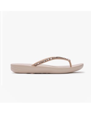 FitFlop Iqushion multi-crystal ergonomic flip-flops