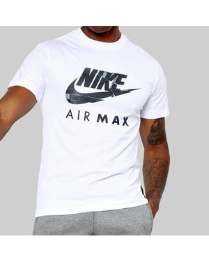 Nike Air Max Graphic White Mens T Shirt
