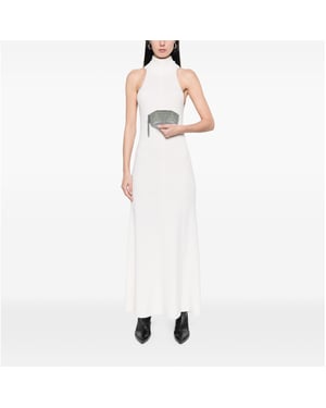 Tweedehands Pareloverse Lamsleer Midnight Swim Pols Clutch