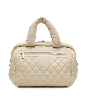 Pre-owned Quilted Caviar Coco Cocoon Bowler Bag