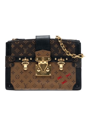 Pre-owned Monogram Reverse Trunk Clutch