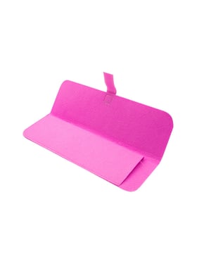 Envie Hair Straightener Heat Protection Case for Flat Iron Foldable Design, Pink