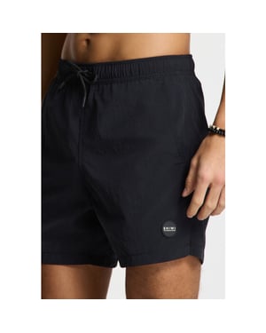 Shiwi 1525305100 nate quick dry - 9000 black swim short
