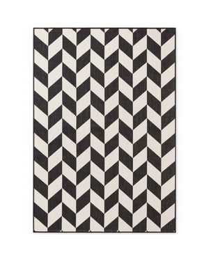 Ted Baker Ted baker haringey buitenkleed zwart wit- 200x300 cm