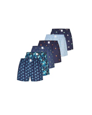 MG-1 Wijde boxershorts jongens 6-pack printopdruk d725k