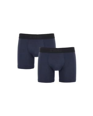 Alan Red Heren boxershorts 2-pack effen donker