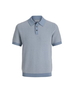 Jack & Jones Jprblukingsley knit polo ss dessin