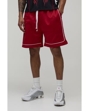 Regular Fit Piping Tricot Short