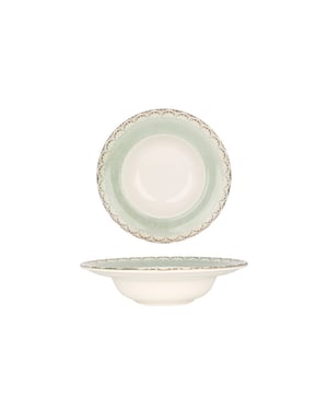 By Bone Pastabord rome porselein 25 cm (400cc) set van 2