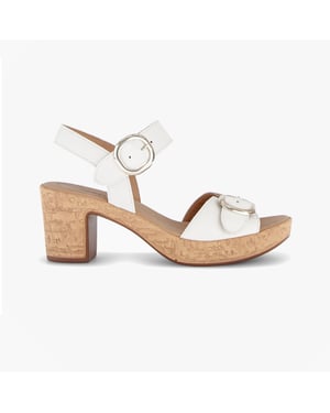 Gabor Fantastica Womens Ankle Strap Sandals Cream