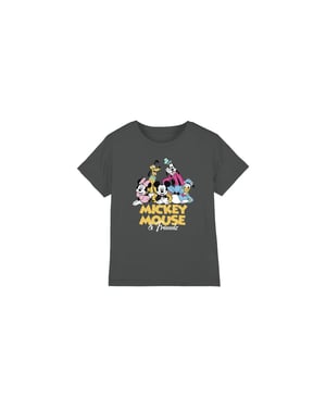 Disney Kinderen/Kinderen Mickey Mouse Friends T-shirt (Houtskool)