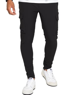 Enzo | Mens Cargo Slim Fit Trousers