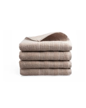 DoubleLife Handdoeken 50x100 cm set van 4 100% katoen, waarvan 50%