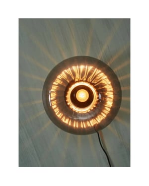 It's about RoMi Wandlamp brussels antraciet Ø27cm