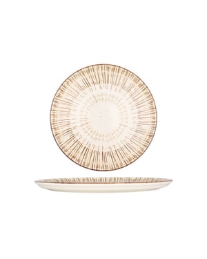 By Bone Pizzabord legna porselein 32 cm set van 2