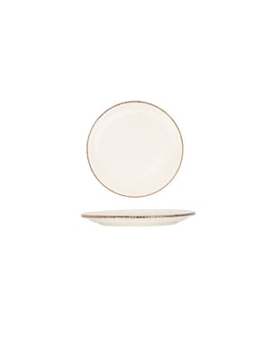 By Bone Dessertbord grace porselein 23 cm set van 6