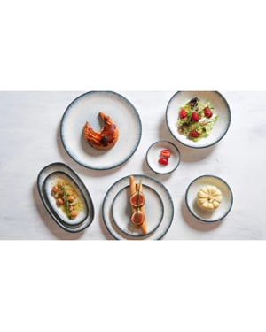 By Bone Pastabord occhio porselein 27 cm (500cc) set van 2
