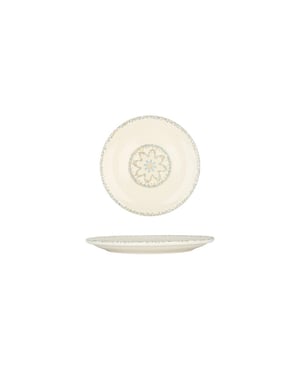 By Bone Dessertbord tessera porselein 21 cm set van 6