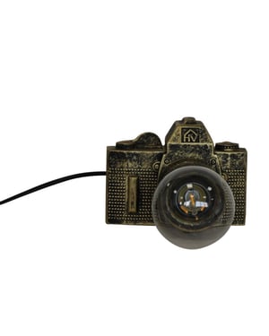House Vitamin Camera lamp-15x11cm-incl. gloeilamp-polyresin--