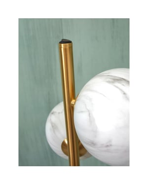 It's about RoMi Vloerlamp carrara goud/ 30x30x160cm 3l