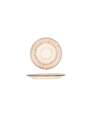 By Bone Dessertbord legna porselein 23 cm set van 6