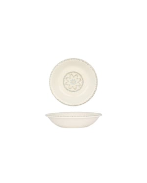 By Bone Serveerschaal tessera porselein 15 cm (220cc) set van 2