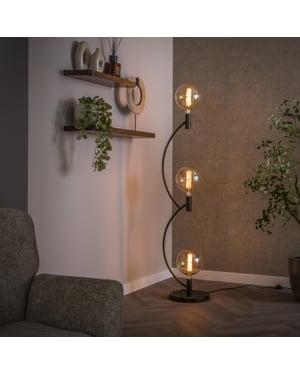 Hoyz vloerlamp arcus 3-lichts sienna