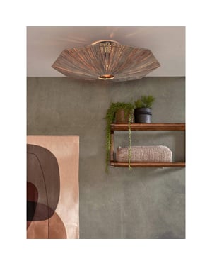 Good&Mojo Plafonniere panama donker 65x65x7cm