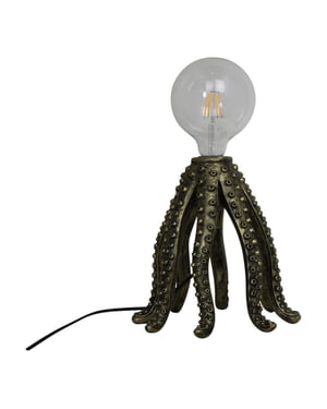 House Vitamin Octopus lamp -22x25cm-incl. grote gloeilamp-polyresin--