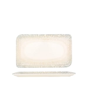 By Bone Serveerschaal vista porselein 30x17.5 cm set van 2