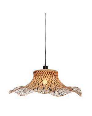Good&Mojo Hanglamp ibiza bamboe/zwart 65x65x20cm