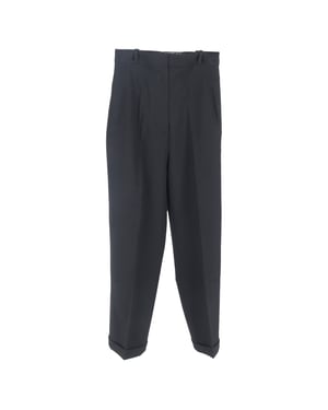 Jacquemus La Bomba rechte broek van zwart katoen