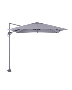 Garden Impressions Hawaii parasol s 250x250 cm carbon black licht grijs