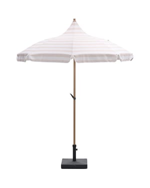 Garden Impressions Aloha stokparasol Ø200 cm light teak look taupe/ecru