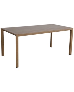 Garden Impressions Felini tuintafel aluminium 160x84 cm light teak look