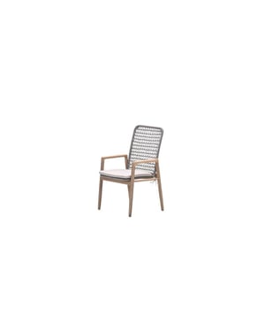 Garden Impressions Skala dining fauteuil acaciahout met white wash sand
