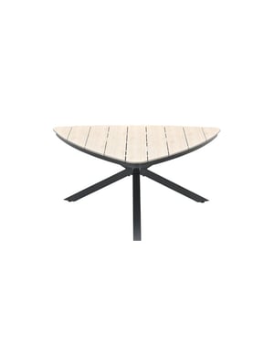 Garden Impressions Edison triangel tuintafel 170 cm light teak vironwood