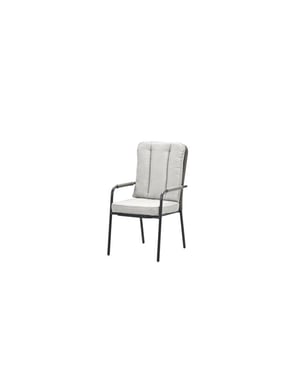 Garden Impressions Venice dining fauteuil carbon black rope taupe desert sand