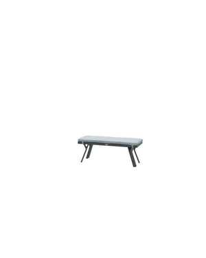 Garden Impressions Sergio bank 110x40xh45 carbon black/ mint grey