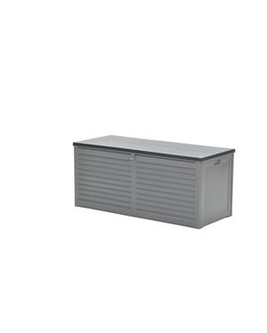Garden Impressions Primo kussenbox kunststof 490l 146x61 cm donker zwart
