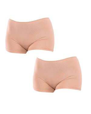 Pack of 2 Bamboo Boxer Briefs for Women Q901